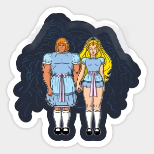 the grayskull twins Sticker